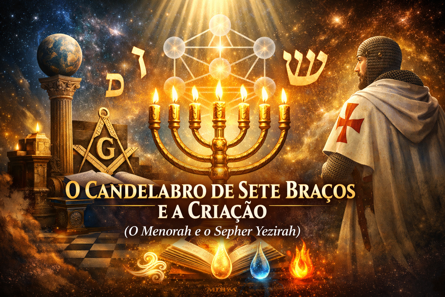 Simbolismo da Menorah na Criação – representação