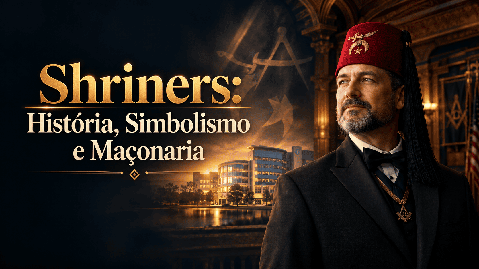 Shriners e sua relação com a Maçonaria e a filantropia infantil