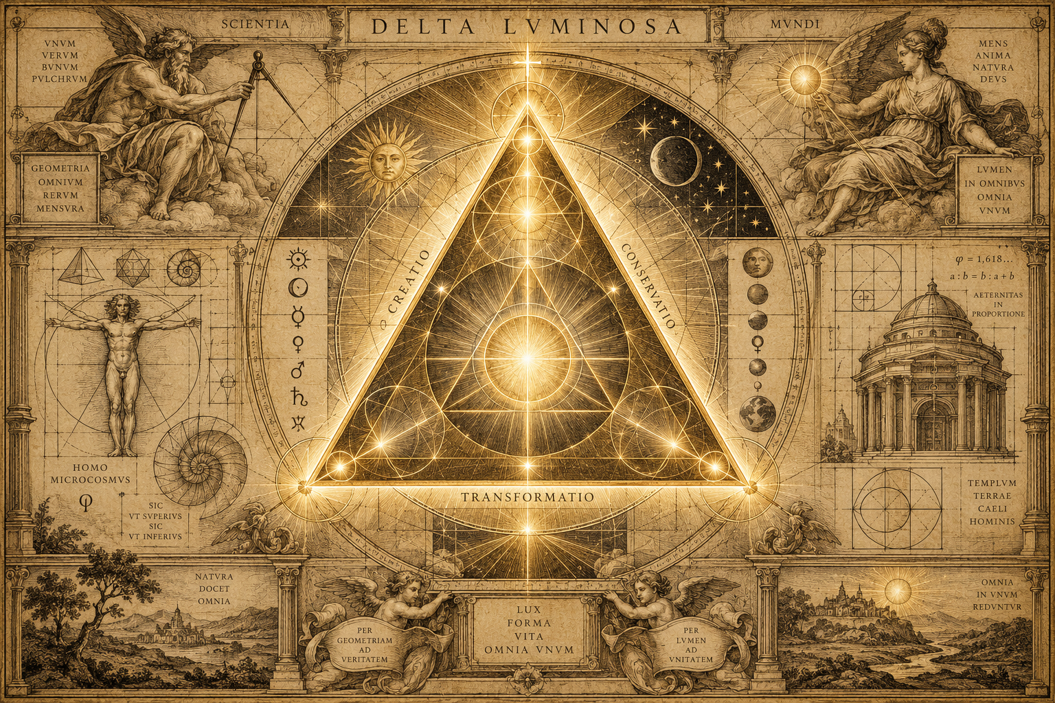 O Delta Luminoso e a origem esotérica dos três pontos maçônicos.